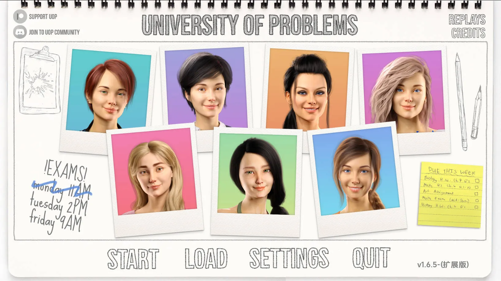 [PC][SLG/汉化/动态]问题大学 学院情缘/University of Problems v1.6.5 AI汉化 [12854.3MB]-芒果游戏库